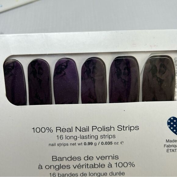 2 Packs Color Street Nails Strips Smoke’s On You & Coral Bay - Picture 2 of 5